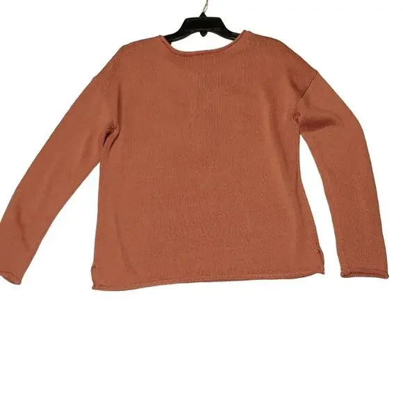 Marled Reunited Clothing Stars & Stripes Sweater Womens Large NWT Rope Lettering - Picture 2 of 9